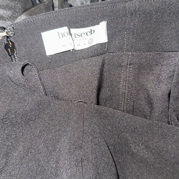 NWOT HOUSE OF CB Lilou Black Ruffle Square Neck Mini Dress - Picture 7 of 10